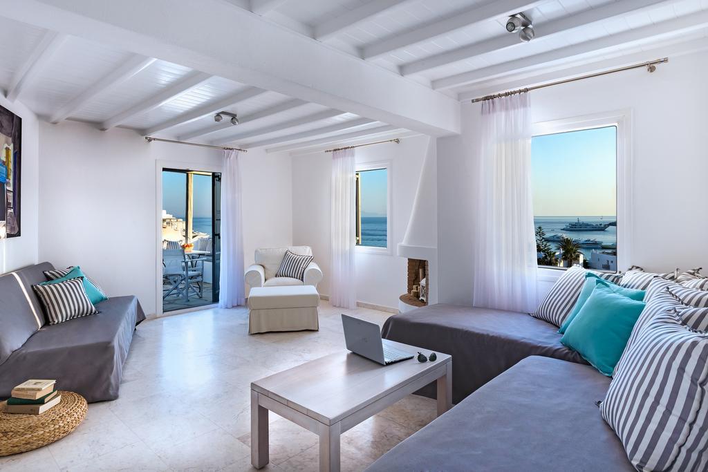 Bay Bees Sea View Suites & Homes Platys Gialos  Quarto foto